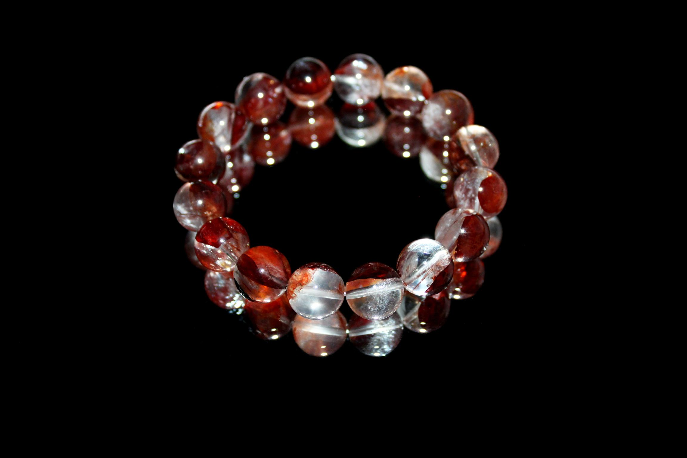 Red hematoid quartz